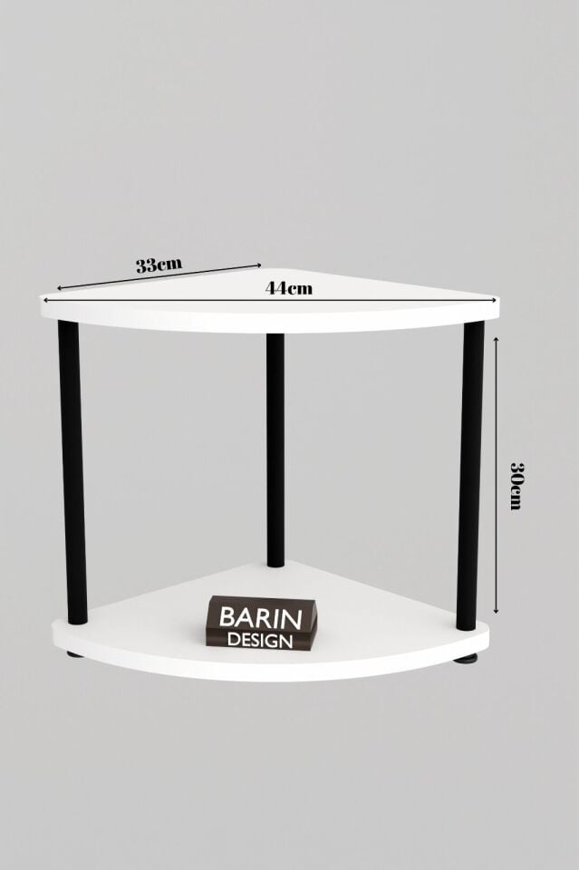 Çift Katlı Çevir Tak Kahve Köşesi Raf Çok Amaçlı Mutfak Standı Mutfak Rafı Tezgah Üstü Düzenleyici Beyaz Mermer