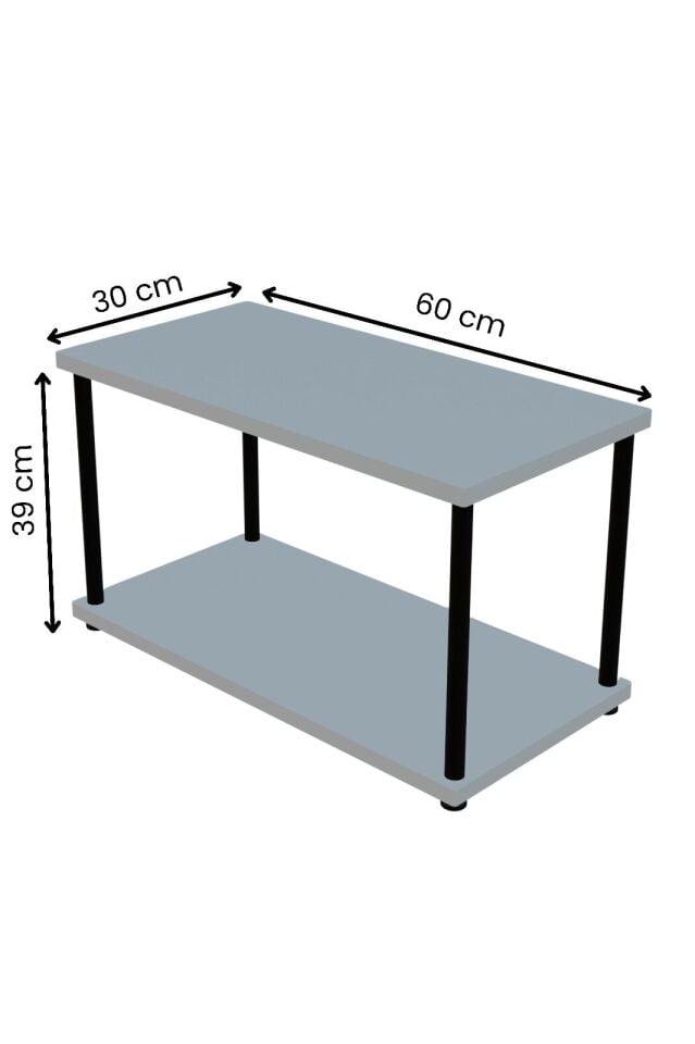 Çevir Kur Mutfak Tezgah Üstü Mikrodalga Rafı Çok Amaçlı Organizer Stand Baharatlık Raf Sistemleri Antrasit