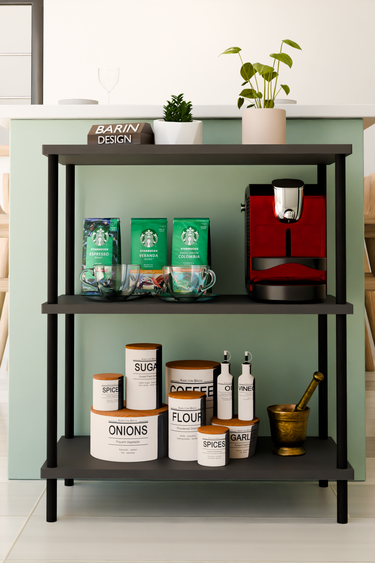 3Raflı Çevir-Kur Çok Amaçlı Raf Ünitesi Mutfak Ofis Düzenleyici Kolay Kurulum Portatif Organizer Raf Antrasit