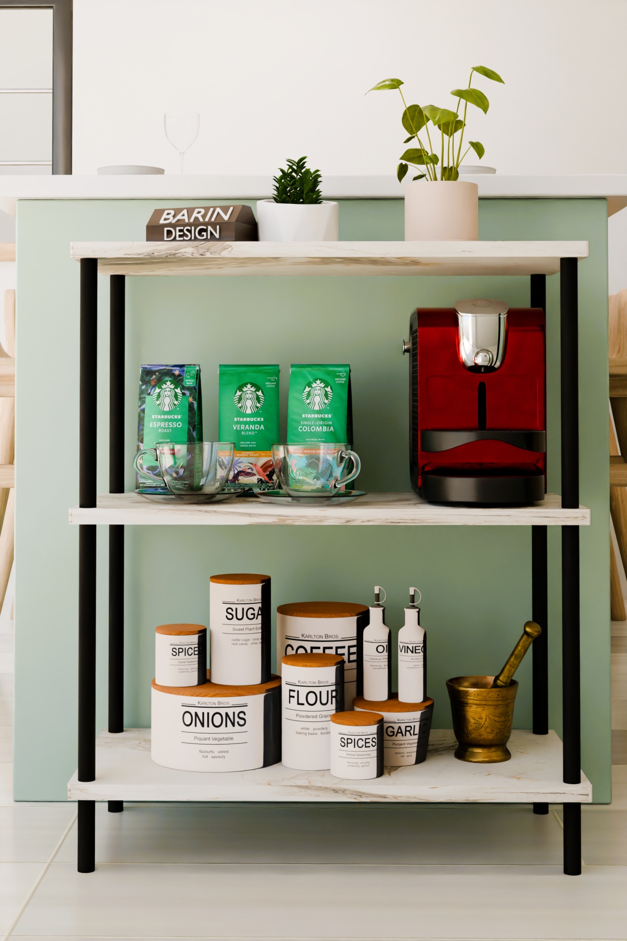 3Raflı Çevir-Kur Çok Amaçlı Raf Ünitesi Mutfak Ofis Düzenleyici Kolay Kurulum Portatif Organizer Raf Beyaz Mermer