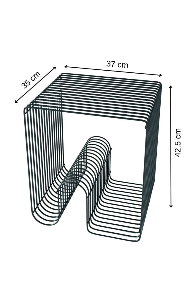 Modern Metal Tel Orta Sehpa Yan Sehpa – Orta Sehpa ve Dekoratif Salon Masası